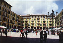 Plaza Mayor de Palma. Touristic Place to Visit and for Shopping